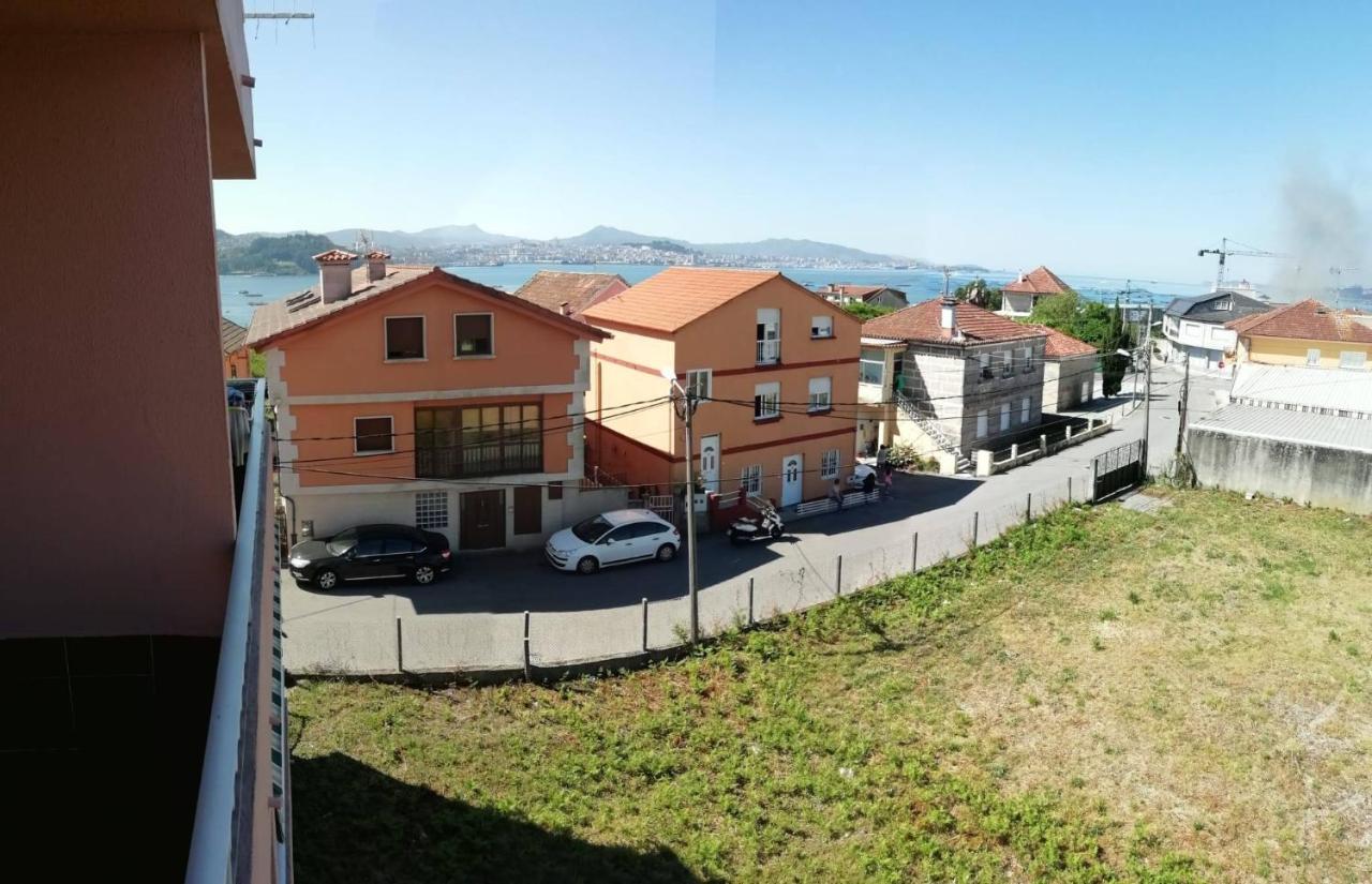 Amplio Apartamento Exterior Con Vistas A Islas Cies Moaña Exterior foto