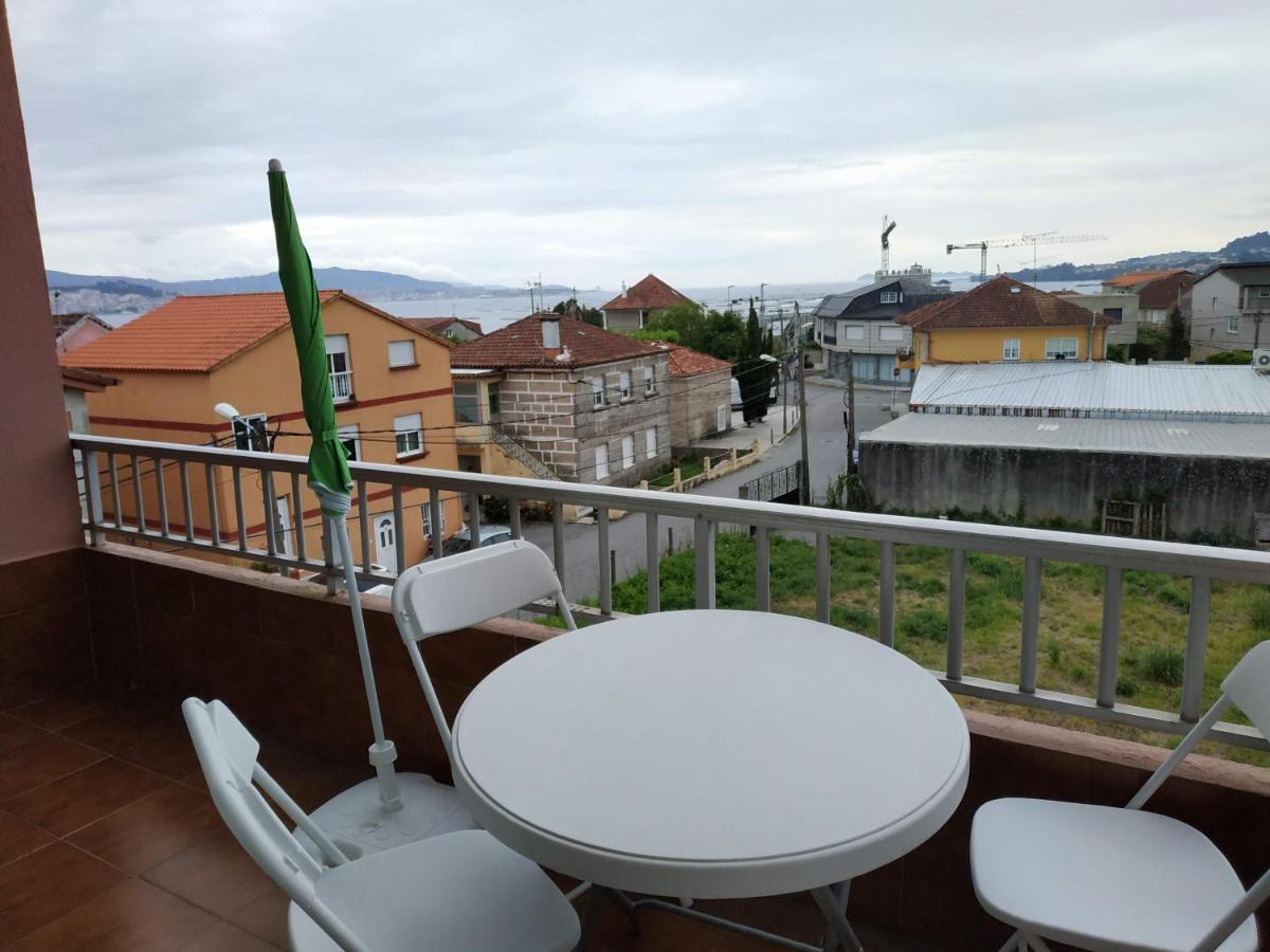 Amplio Apartamento Exterior Con Vistas A Islas Cies Moaña Exterior foto